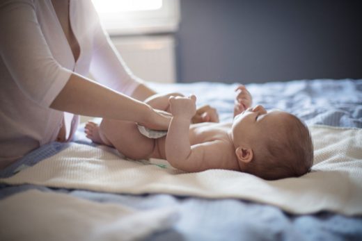 Bébé propre est un bébé heureux