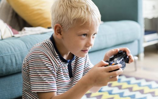 Sante des enfants avec les jeux vidéos