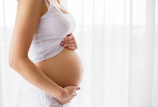 Femme Enceinte Changement Corps