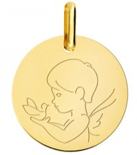 Médaille De Baptême Ange